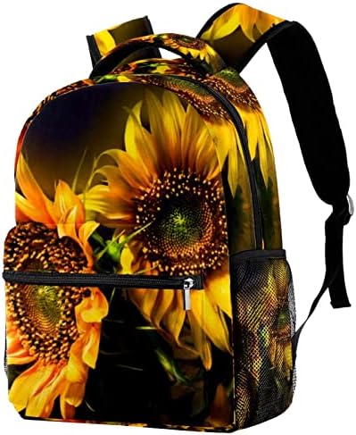 Güzel Ayçiçeği Çiçek Çiçeği Sırt Çantaları Erkek Kız Okul Kitap Çantası Seyahat Yürüyüş Kamp Sırt Çantası Sırt Çantası