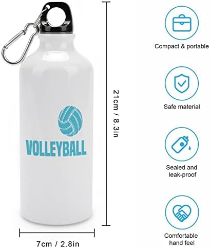 Yiyin Uyku Voleybol Tekrar Alüminyum Su Şişesi Taşınabilir Spor Şişe seyahat bardağı kapaklı kupa Erkekler Kadınlar