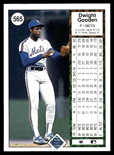 1989 Üst Güverte 565 Dwight Gooden New York Mets (Beyzbol Kartı) NM / MT Mets