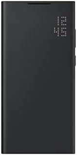 Samsung Galaxy S22 Ultra LED Görünüm Kapağı, Koruyucu Telefon Kılıfı, Musluk Kontrolü, Kart Cebi, Özelleştirilebilir,