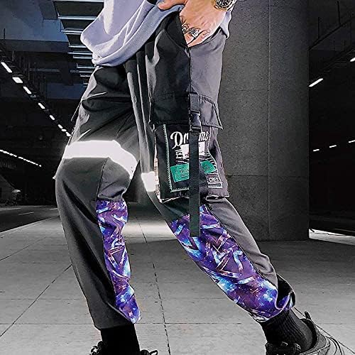 XYXIONGMAO Hip Hop Giyim Streetwear Joggers Kargo Pantolon Erkekler için Gençlik Spor ve Ayak Gevşek Tulum rahat pantolon