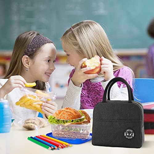 HUBAKO Çocuklar için Küçük Taşınabilir Sevimli Öğle Yemeği çantası, Mini Yalıtımlı Çocuk öğle yemeği kutusu Kullanımlık
