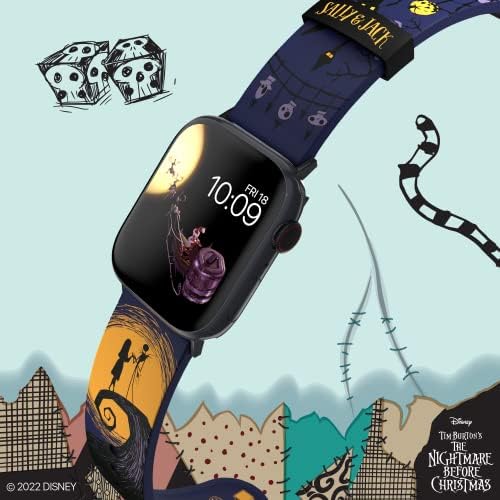 Nightmare Before Christmas Akıllı Saat Bandı Koleksiyonu-Resmi Lisanslı, Her Boyutta ve Apple Watch Serisiyle Uyumlu