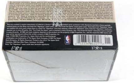 1994-95 UD Collector's Choice Basketbol Serisi 1 Jumbo Kutu Mühürlü (20 Paket) - Basketbol Kartları