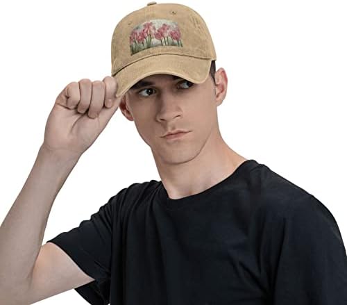 Kravat Boya Esrar beyzbol şapkası Yıkanabilir Denim Şapka Erkekler ve Kadınlar için Ayarlanabilir kafa bandı Bandı,