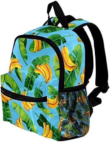 VBFOFBV Sırt Çantası Kadın Sırt Çantası Laptop Sırt Çantası Seyahat Rahat Çanta, Modern Karikatür Tropikal Bitki Muz