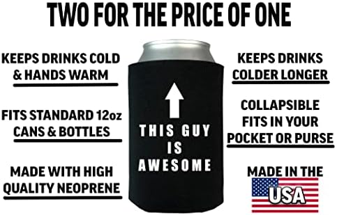 Komik Bu Adam Harika, Kötü Kararlar İyi Hikayeler Paket Katlanabilir Bira Can içecek şişesi Soğutucu Kollu 2 Takım