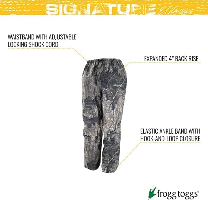 FROGG TOGGS erkek Klasik Pro Eylem Su Geçirmez Nefes Yağmur Pantolon