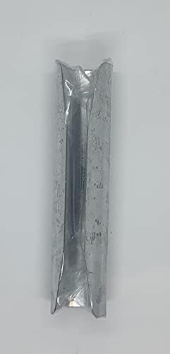 Kirsch İç Çubuk Ekleme, Parlak Çinko, 1 3/8 Tasarımcı Metal Çubuklar için, Ayrı Satılır, 6 inç Uzunluk