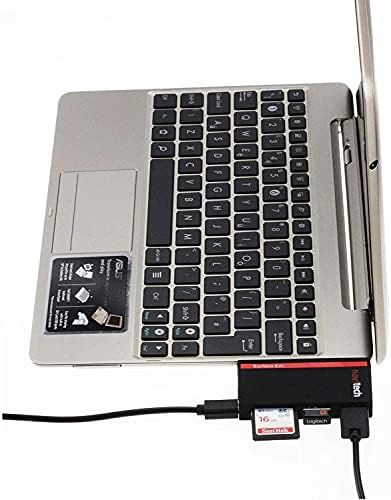 Navitech 2 in 1 Dizüstü Bilgisayar/Tablet USB 3.0/2.0 HUB Adaptörü/Mikro USB Girişi SD/Mikro USB Kart Okuyucu ile