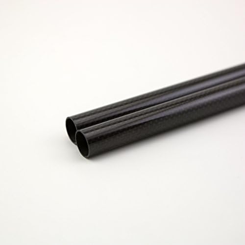 SHINA 3 K Rulo Sarılmış 5mm Karbon Fiber Tüp 3mm x 5mm x 500mm Parlak RC Quad için