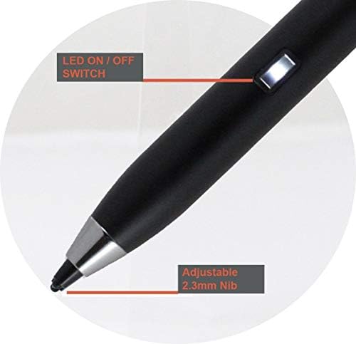 Broonel Siyah İnce Nokta Dijital aktif iğneli kalem ile Uyumlu JEJA 7 Tablet