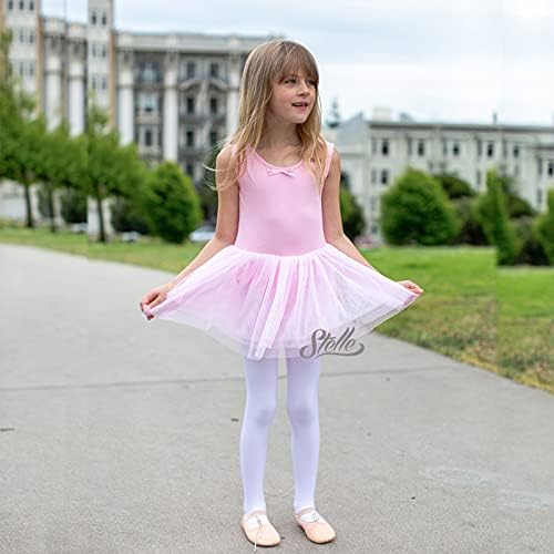 Kızlar için Stelle Bale Mayoları Tutu Dans Kıyafetleri Elbise Balerin Sparkly Etekli Leotard (Toddler / Küçük Çocuk
